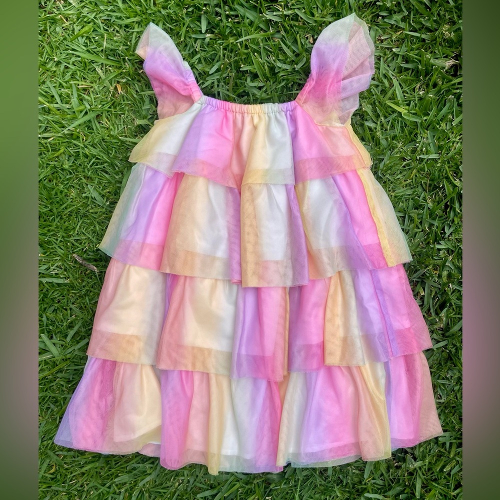 Janie and Jack tiered tulle dress